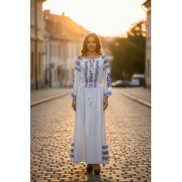 Rochie Traditionala cu broderie Aida