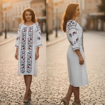 Rochie Traditionala cu broderie Dafina 2