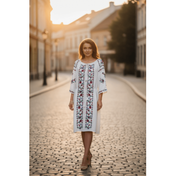 Rochie Traditionala cu broderie Dafina 2