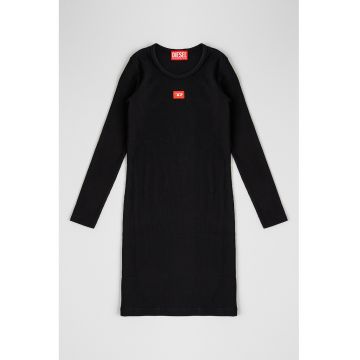 Rochie tricotata cu logo Debra