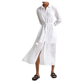 Rochie-camasa cu dantela sangallo Ethek -