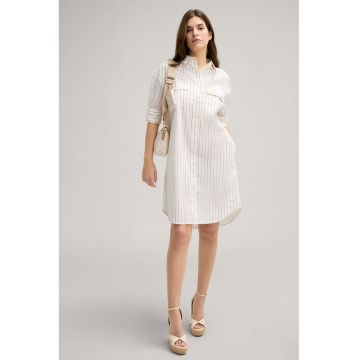 Rochie-camasa cu model cu dungi