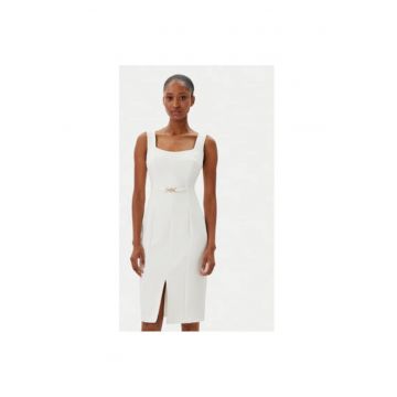 Rochie cocktail dama  FR25SD2001W42901 - Sintetic - Ecru