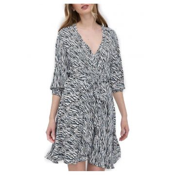 Rochie cu imprimeu cu piele de zebra -