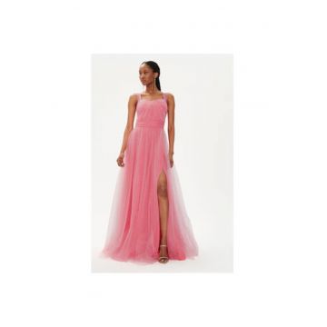 Rochie Dama -  303690045 - Poliester - Roz
