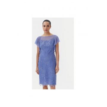 Rochie dama  541685 PANIERE - Matase - Albastru