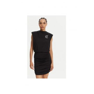 Rochie dama  78PAOE11 CJ110 - Bumbac - Negru