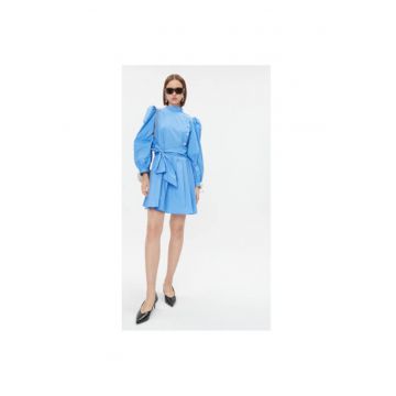 Rochie dama  999369477 - Bumbac organic - L INTL - Albastru
