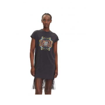 Rochie dama  bumbac/elastan - gri