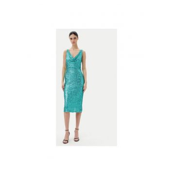 Rochie dama  CFC0123778003 - Poliester - Verde