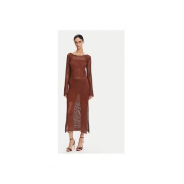 Rochie dama  FS25SD5004K514O7 - Viscoza/lurex - Maro
