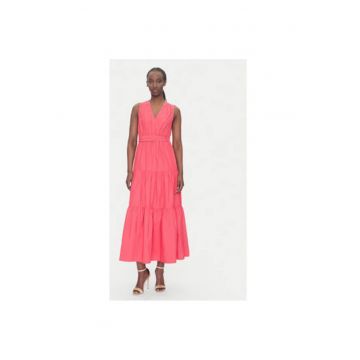 Rochie de vara dama  251-RASKA - Bumbac/Poliester - Roz