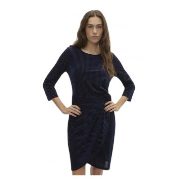Rochie din catifea cu model petrecut -