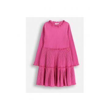 Rochie evazata cu striatii
