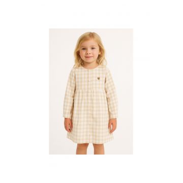 Rochie evazata in carouri