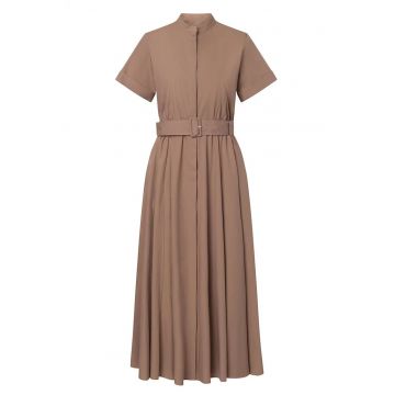 Rochie lunga cu curea in talie WD1