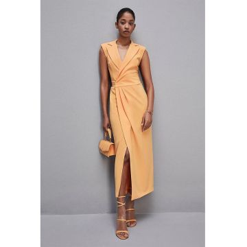 Rochie lunga fara maneci
