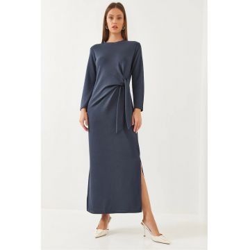 Rochie maxi -  mulata - violet - jerseu de bumbac