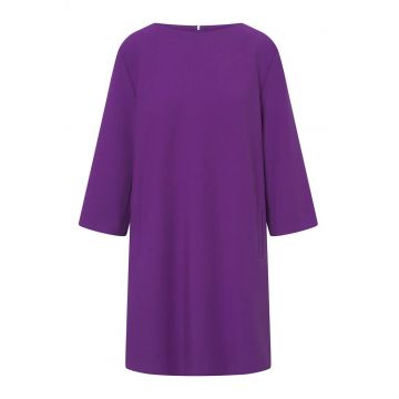 Rochie midi cu decolteu rotund
