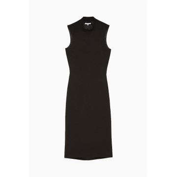 Rochie midi - fara maneci - cu franjuri la spate
