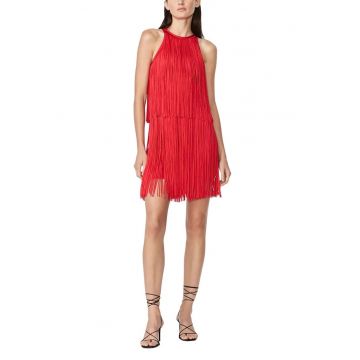 Rochie mini cu franjuri