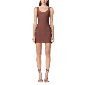 Rochie mini realizata din bandajul emblematic - conceputa pentru a modela si sculpta corpul