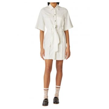 Rochie tip camasa cu talie ajustabila -