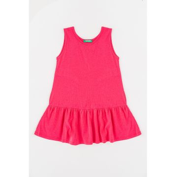 Rochie cu volane in partea inferioara - fara maneci