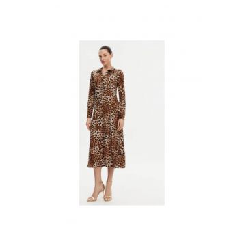Rochie dama  251-RUFUS - Poliester/Elastan - Maro