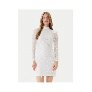 Rochie dama  26030914 - Poliester - Alb - Alb