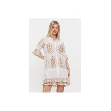 Rochie dama -  303756710 - Bumbac - Alb