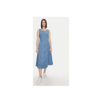 Rochie dama -  303802486 - Bumbac - Albastru