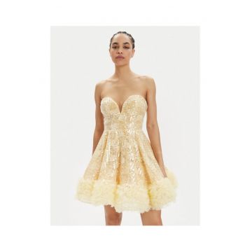 Rochie Dama -  304120251 - Poliamida - Galben