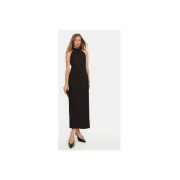 Rochie dama -  304209949 - Poliester reciclat/Viscoza - Negru
