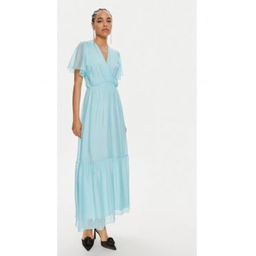 Rochie dama -  304437342 - Viscoza/Matase - XS INTL - Albastru