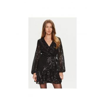 Rochie Dama -  304698651 - Poliester - Negru