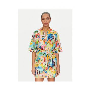 Rochie dama -  305002327 - In/Viscoza - Multicolor - Multicolor