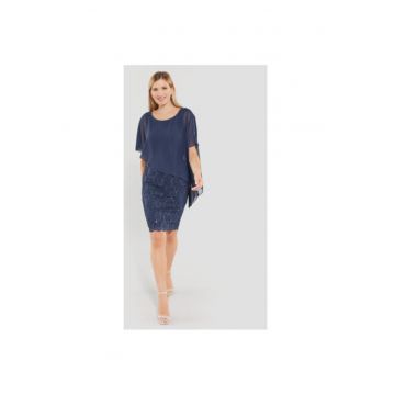 Rochie dama  77760410 - Poliester - 44 EU - Bleumarin