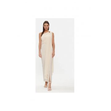 Rochie dama  CFC0117713003 - Poliester/Elastan - M INTL - Ecru