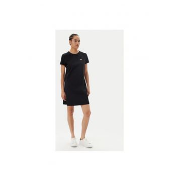 Rochie dama Ea7 Emporio Armani - 7W000084 AF12484 - Bumbac - XS INTL - Negru
