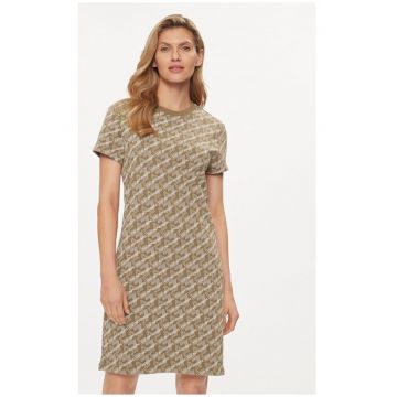 Rochie dama - ea7 emporio armani - Maro - Bumbac