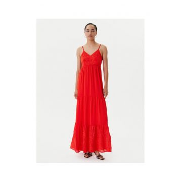 Rochie de vara dama  242-ROUBI - Poliester - Rosu - Rosu