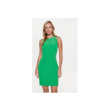 Rochie de vara dama  74CBO903 - Poliester - 38 EU - Verde