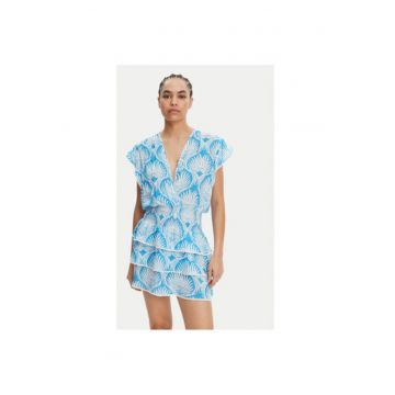Rochie de vara dama  JESS - Viscoza - Albastru