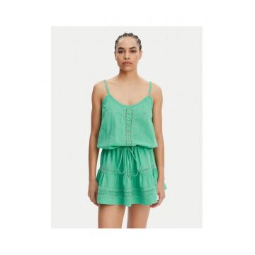Rochie de vara dama  KELLY - Bumbac - Verde - Verde