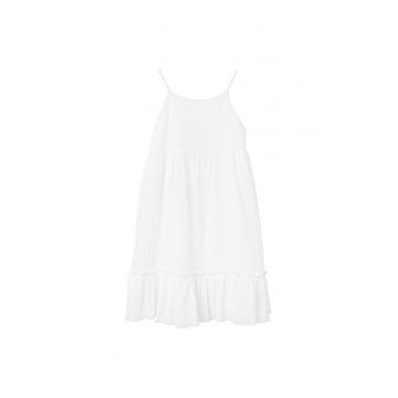Rochie de vara fete  13227423 - Bumbac - Alb
