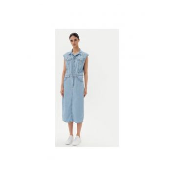 Rochie din denim dama  001WF-0002 - Sintetic - XS INTL - Albastru