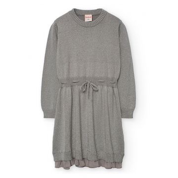 Rochie evazata cu decolteu rotund