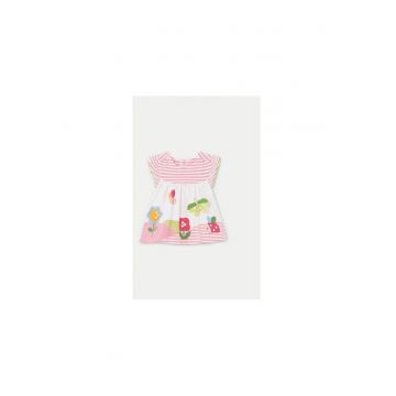 Rochie fete -  139031 - Roz - Bumbac -