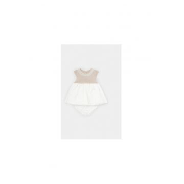 Rochie fete -  304030031 - Poliester/Bumbac - Bej